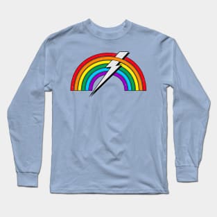 Powered by Rainbow Lightning Long Sleeve T-Shirt